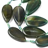 Natural Banded Agate Beads Strands G-F825-E02-01-4
