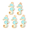 Alloy Enamel Pendants ENAM-S121-037C-1