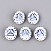 Handmade Porcelain Beads PORC-Q005-12E-1