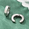 201 Stainless Steel Cuff Earrings EJEW-T056-01P-01-1