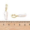 Natural Baroque Pearl Keshi Pearl Pendants PALLOY-JF05356-4