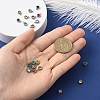 20Pcs 303 Stainless Steel Rhinestone Charms STAS-YW0001-17-7