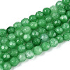 Dyed Natural White Jade Beads Strands G-T139-4mm-60-17-4