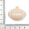 Sports Theme Flocking Silicone Pendants SIL-C012-02B-01-3