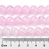 Spray Painted Crackle Glass Beads Strands DGLA-C002-10mm-03-5
