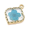 Alloy Epoxy Resin Pendants AL-Z001-08G-02-2