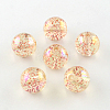 Round AB Color Transparent Acrylic Beads TACR-D005-20mm-M-2