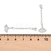 Brass Micro Pave Clear Cubic Zirconia Pendants KK-H257-02P-3