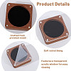 Wooden Jewelry Badge Packaging Boxes with Clear Acrylic Magnetic Lids CON-WH0086-246A-4