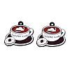 Baking Paint Alloy Enamel Pendants PALLOY-T093-20-1