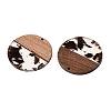 Epoxy Resin & Walnut Wood Pendants RESI-T057-10D-2