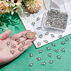 200Pcs Tibetan Style Alloy Pendants TIBEP-UN0001-30-3
