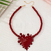 Women's Alloy Necklaces WGD946B-04-1