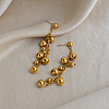 Women's 304 Stainless Steel Dangle Earrings JU0194-3