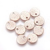 Ion Plating(IP) 304 Stainless Steel Charms STAS-E455-02RG-8mm-2