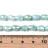 Anti-Tarnish Electroplate Glass Beads Strands GLAA-T025-13A-03-4