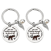 Inspirational Stainless Steel Keychain KEYC-SD0001-02D-1