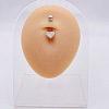 316L Surgical Stainless Steel Belly Rings WGDD0AB-04-1