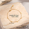 Ocean 304 Stainless Steel Link Chain Anklets WG96EF4-04-1