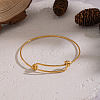 Adjustable 304 Stainless Steel Bangles for Women NI1850-2