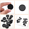 110Pcs 5 Styles Plastic Loose Leaf Ring Round Binder Discs DIY-WR0005-55-3