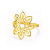 Bohemian Style 304 Stainless Steel Finger Rings for Women FS-WGCEB2E-08-2