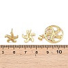 Brass Micro Pave Cubic Zirconia Pendant & Stud Earrings Sets for Women SJEW-F227-01A-G-3
