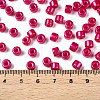 Baking Paint Pearlized Glass Seed Beads SEED-T008-03O-5