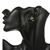 3 Pairs Flat Round Natural Paua Shell Stud Earrings for Women EJEW-JE07126-3