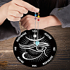 1Pc Chakra Gemstones Dowsing Pendulum Pendants FIND-CN0001-15G-7