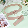 1Pc Cloth Waist Belts with Alloy Buckles for Coat AJEW-GF0015-07A-4