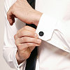 Zinc Alloy Enamel Cufflinks BUTT-GL0001-10-6
