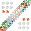 3 Colors 3 Strands Electroplate Glass Beads Strands EGLA-TA0013-51A-2