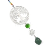 201 Stainless Steel Tree of Life Suncatcher HJEW-JM04875-02-2