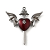 Alloy Enamel Gothic Style Pendants PALLOY-R157-06B-05A-1