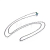304 Stainless Steel Cable Chain Necklaces MAK-F029-01-B-1