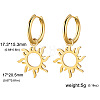 304 Stainless Steel Hoop Earrings FS-WG6A0FB-08-1