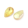 Faceted Teardrop Glass Pendants GLAA-O008-A17-5