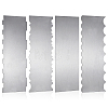4Pcs 4 Styles Cake Cream Stainless Steel Scraper AJEW-AR0005-76-1