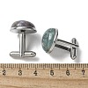 304 Stainless Steel Cuff Buttons G-C185-02P-34-3