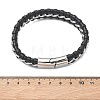 Braided Microfiber Leather Cord Bracelets BJEW-C153-01E-5