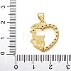 Brass Micro Pave Cubic Zirconia Pendants KK-M319-23G-01-3