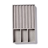 3-Grid Rectangle Velvet Jewelry Trays LS-ODIS-O005-01A-1