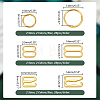 AHADERMAKER 480Pcs 24 Styles Alloy Underwear Strap Adjustment Buckles FIND-GA0003-35-2