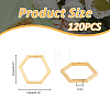 120Pcs Alloy Linking Rings FIND-DC0005-93-2