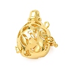 Brass Cage Pendants KK-CBA8ACD-01G-B-1