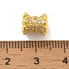 Brass Micro Pave Cubic Zirconia Beads KK-C072-07G-3