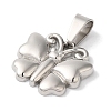 Non-Tarnish 304 Stainless Steel Pendants STAS-Z075-18P-2