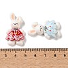 Opaque Resin Cabochons RESI-G121-03-3