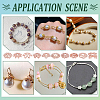 100Pcs 10 Styles Brass Bead Caps KK-PH0012-35RG-5